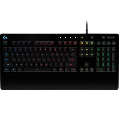 Logitech G G213 Prodigy USB Gaming Keyboard with LIGHTSYNC RGB Backlit Keys, Spill-Resistant, Customizable Keys, Dedicated Multi-Media Keys (Black)