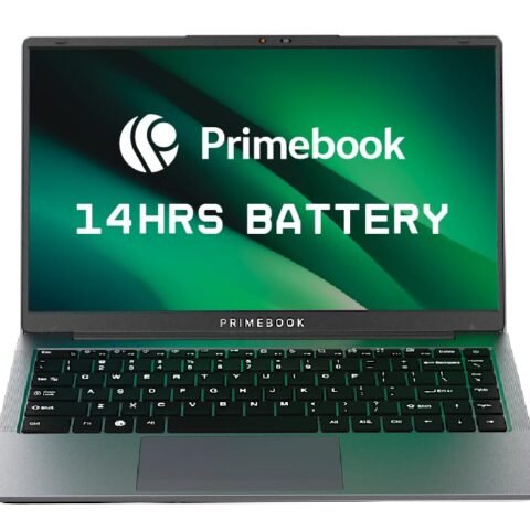 Primebook 2 Pro 2025 (New Launch) | 8GB RAM, 128GB UFS Storage | 14.1-Inch FHD IPS Display | 14 Hours Battery | MediaTek Helio G99 | Android 15 (PrimeOS 3.0) | Backlit Keyboard | in-Built AI (Gray)