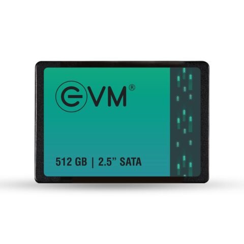EVM 512GB 2.5-Inch SATA III Internal SSD – 550MB/s Read & 500MB/s Write, 3D NAND, 5-Year Warranty, Laptop & Desktop Solid State Drive (EVM25/512GB)
