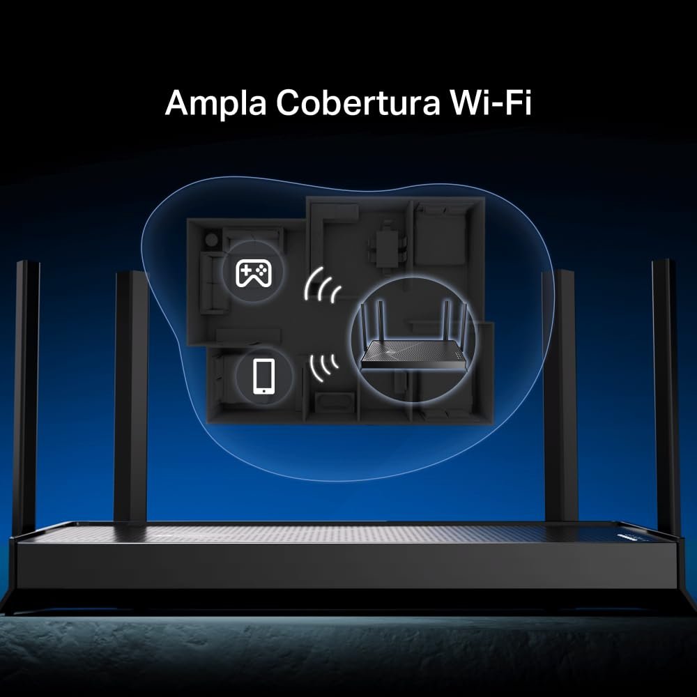 TP-Link Archer BE230 Dual-Band BE3600 Wi-Fi 7 Router| 4K/8K Streaming | 3.6 Gbps | 2×2.5G + 3×1G Ports, USB 3.0, 4K-QAM, 4 Antennas | VPN, EasyMesh, MU-MIMO | Works with Alexa and Google Assistant - Image 3