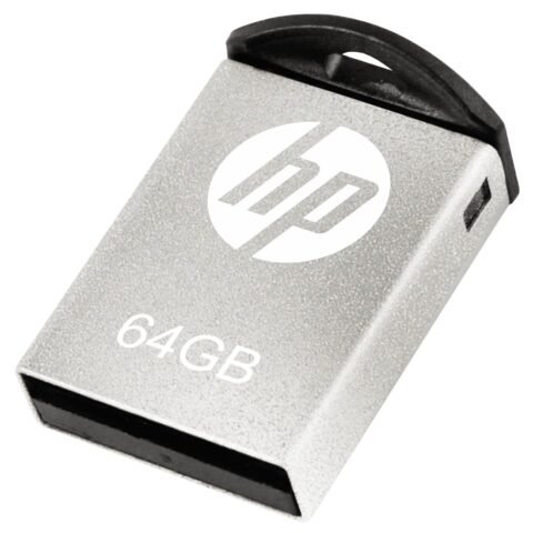 HP v222w 64GB USB 2.0 Pen Drive, Metal Silver