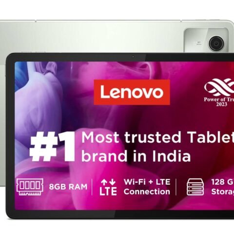 Lenovo Tab M11 | LTE (4G) + Wi-Fi | 8 GB Ram, 128 GB ROM|11 Inch Screen| 90 Hz, 72% Ntsc, FHD Display| Quad Speakers with Dolby Atmos|Octa-Core Processor |13 MP Rear Camera,Seafoam Green
