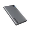 Geonix PowerShell AL1 500GB Portable External Hard Drive 2.5-Inch SATA USB 3.1, Upto 5Gbps with UASP Support, LED Indicator, Shockproof Protection, Aluminium Case with 3 Year Warranty (Gray)