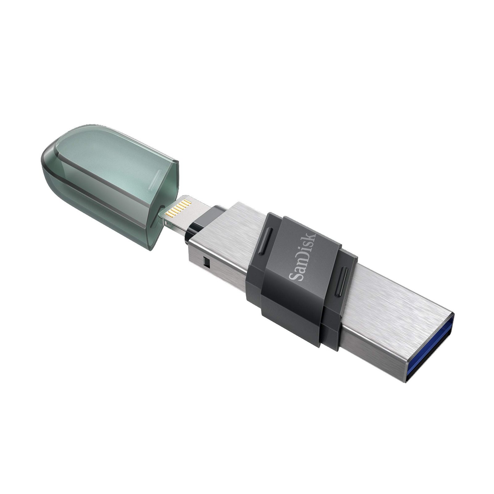 SanDisk iXpand USB 3.0 Flash Drive Flip 128GB for iOS and Windows, Metalic - Image 3