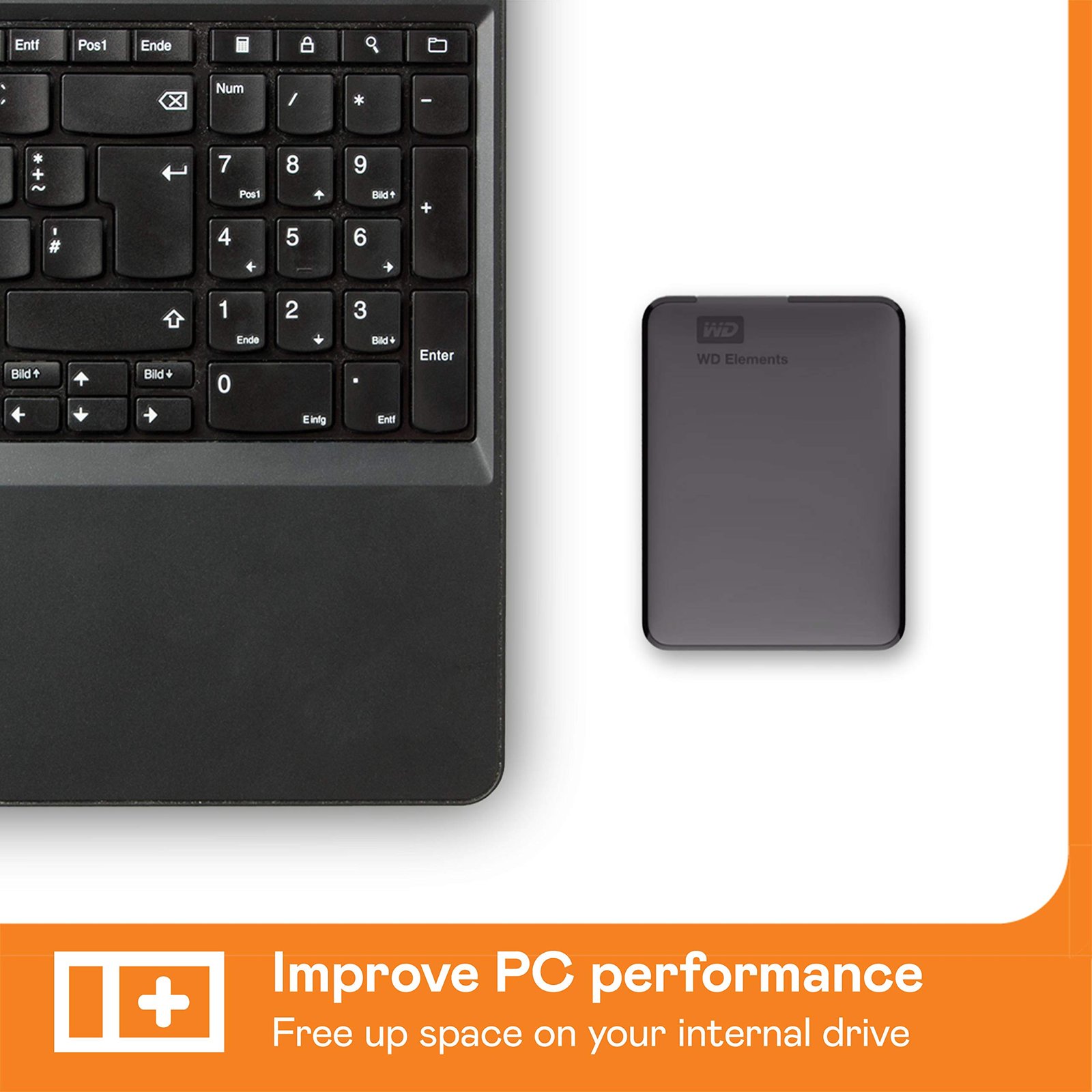 Western Digital WD Elements EE Portable usb3.2_gen_1 6TB Black EMEA - Image 2