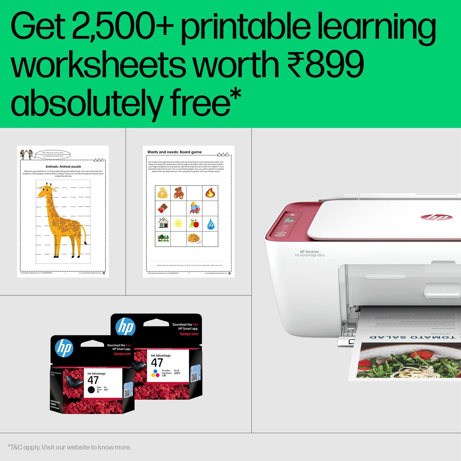 HP Ultra Ink Advantage 4929 WiFi Aill-in-One Colour Printer | Additional 2 Sets of Ink | 1 Year Warranty - Image 3