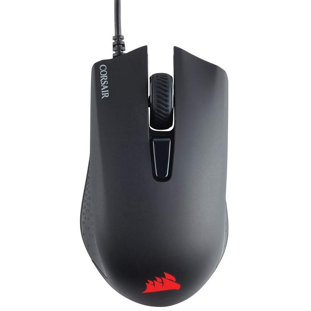 CORSAIR Harpoon PRO RGB Wired Lightweight FPS/MOBA Gaming Mouse – 12,000 DPI – 6 Programmable Buttons – iCUE Compatible – PC, Mac, PS5, PS4, Xbox – Black - Image 3