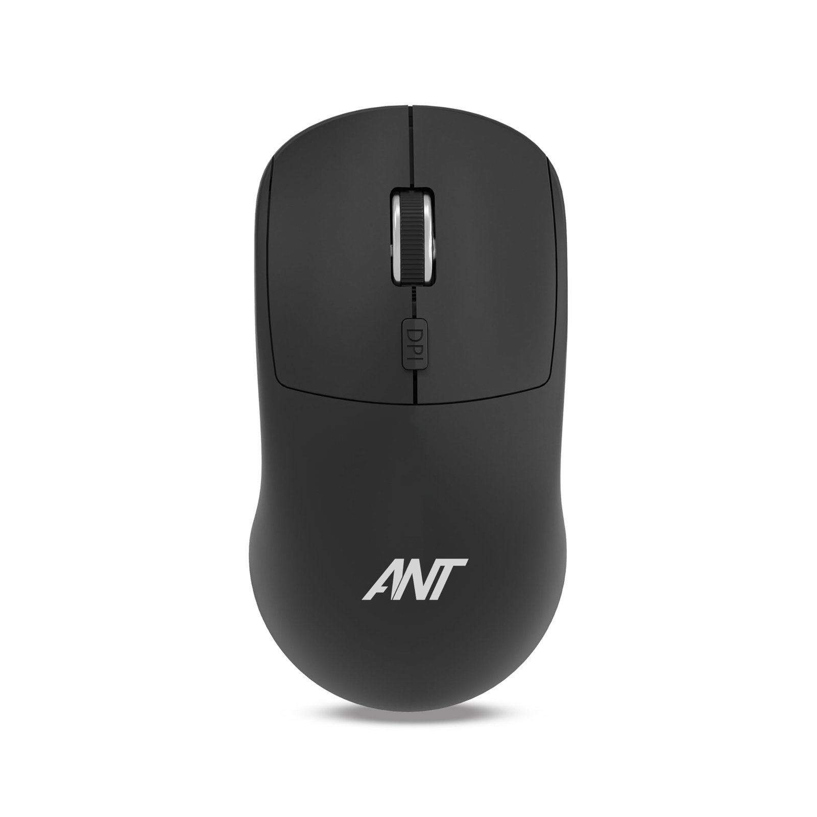 Ant Globe20 Wireless Mouse Dual Mode Bluetooth & 2.4GHz USB| 1600 DPI Optical Sensor | Silent Click Rechargeable Ergonomic Mouse | 4 Button Cordless Mouse for Laptop, PC, Mac, Windows, Linux | Black - Image 2