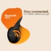 Noise Two Wireless On Ear Headphones with 50 Hours Playtime, Low Latency(up to 45ms), 4 Play Modes, Dual Pairing, BT v5.3 (Bold Black)