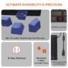 EvoFox Katana S Mini Wired Mechanical Keyboard | Hot-Swappable Silent Red Switches | 68-Key Compact Layout | Vivid Rainbow Backlighting | 1000Hz Polling Rate, All Keys Anti-Ghosting (Black)