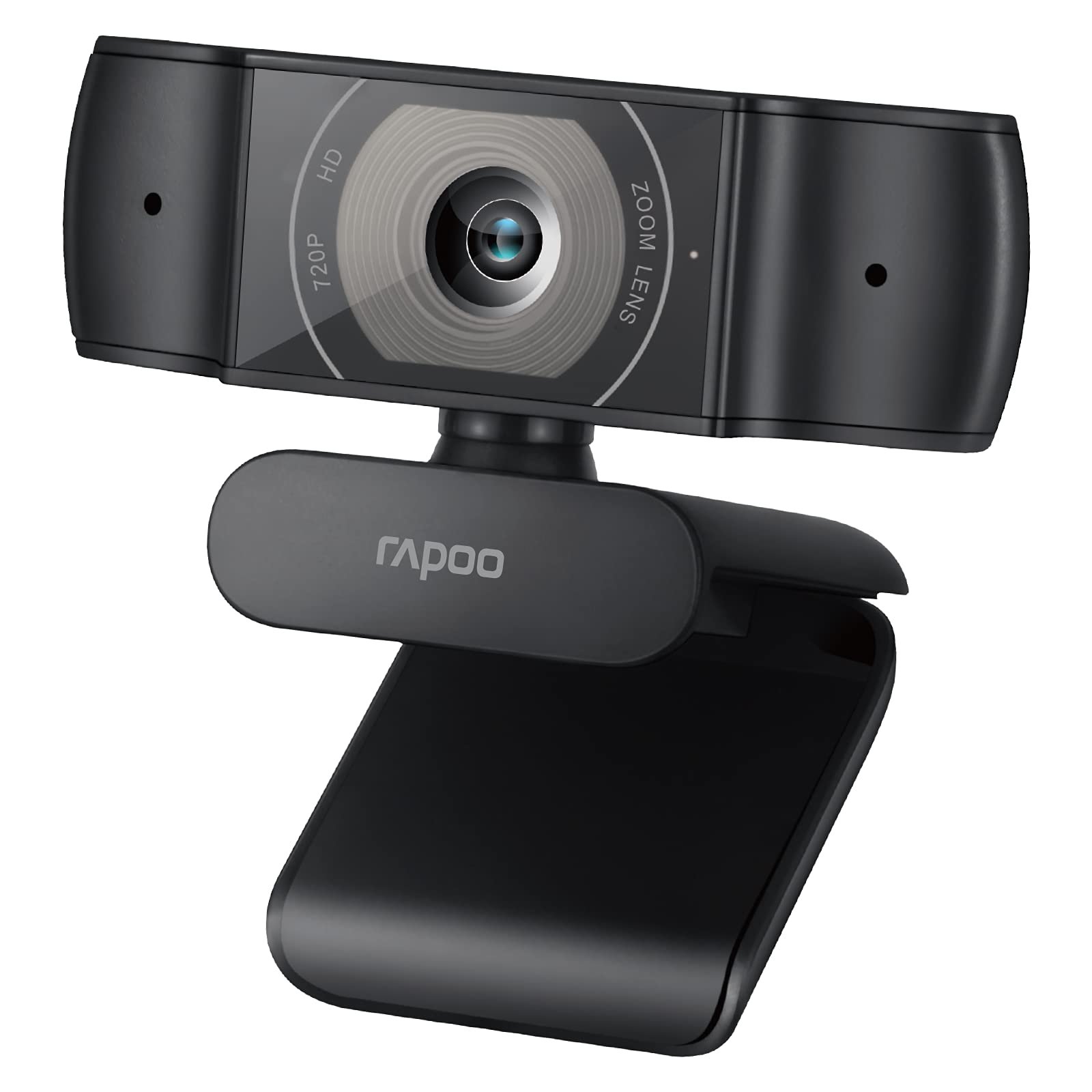Rapoo C200 HD Web Camera | 720P HD |90° Wide Angle Lens |Built-in Omni Directional Noise Cancelling Microphone |Windows & iOS Support | 2 Yrs Warranty - Image 2