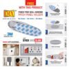 MX Spike Guard Surge Protector 4‑Socket Extension Board – 5 m Cable, Master Switch, Child Safety Shutters, Heavy‑Duty Cord