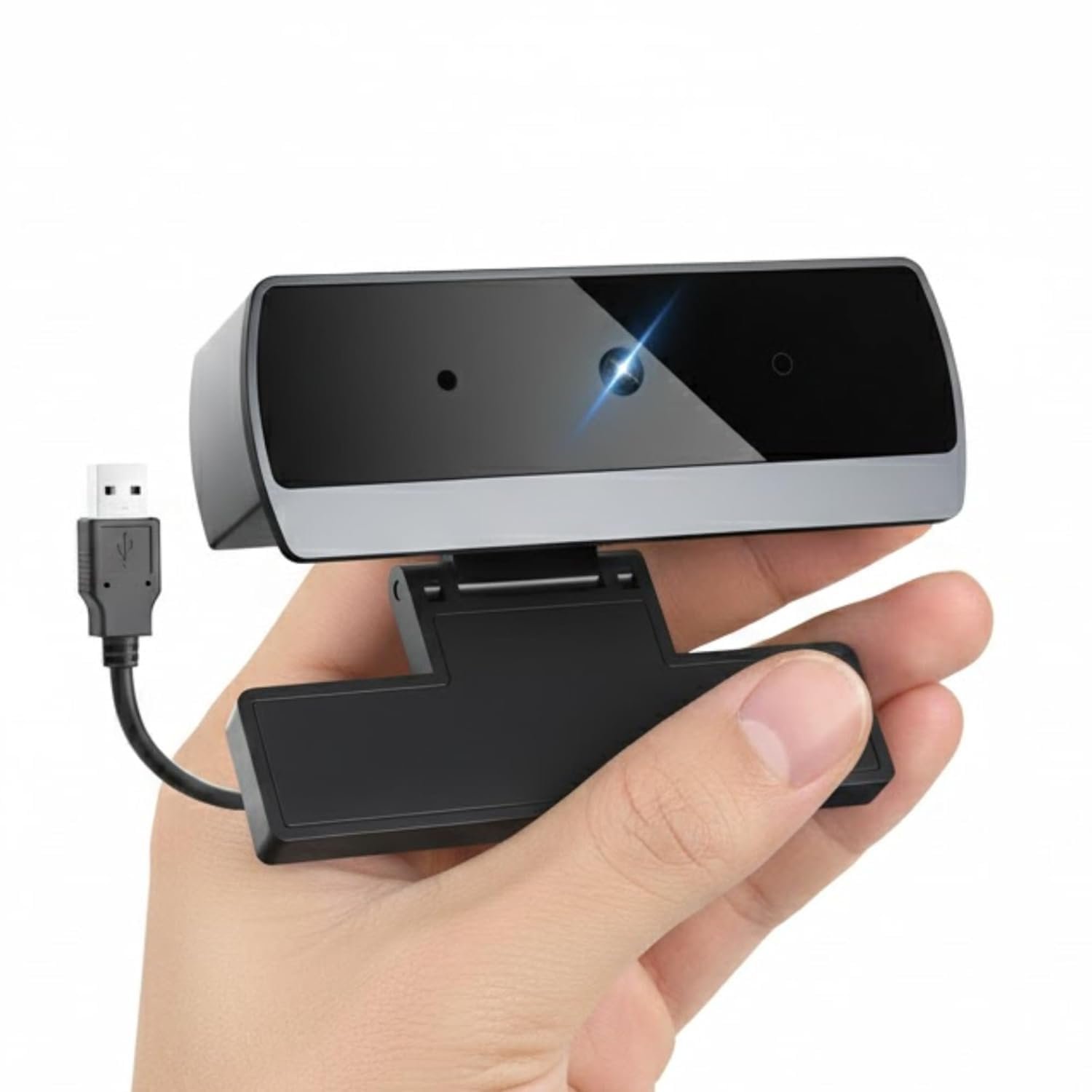 Drumstone HD Webcam with Built-in Microphone, USB Plug & Play Camera for Online Classes, Video Calling, Streaming, Office Meetings and Laptop/Desktop Compatibility - Image 2