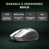 EvoFox Banshee 2 Wireless Gaming Mouse with Display Tri-Mode (2X BT,2.4G&Wired) | PixArt Sensor, 1000Hz Polling Rate, 12,000 DPI, 6 Programmable Buttons, Software Support