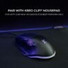 Kreo Hawk Gaming Mouse with Programmable Buttons & RGB Lighting | Top Pixart Sensor | Adjustable DPI with 1.5m Long Braided Cable and Optical Sensor | Lightweight & Durable (Hawk- Black)