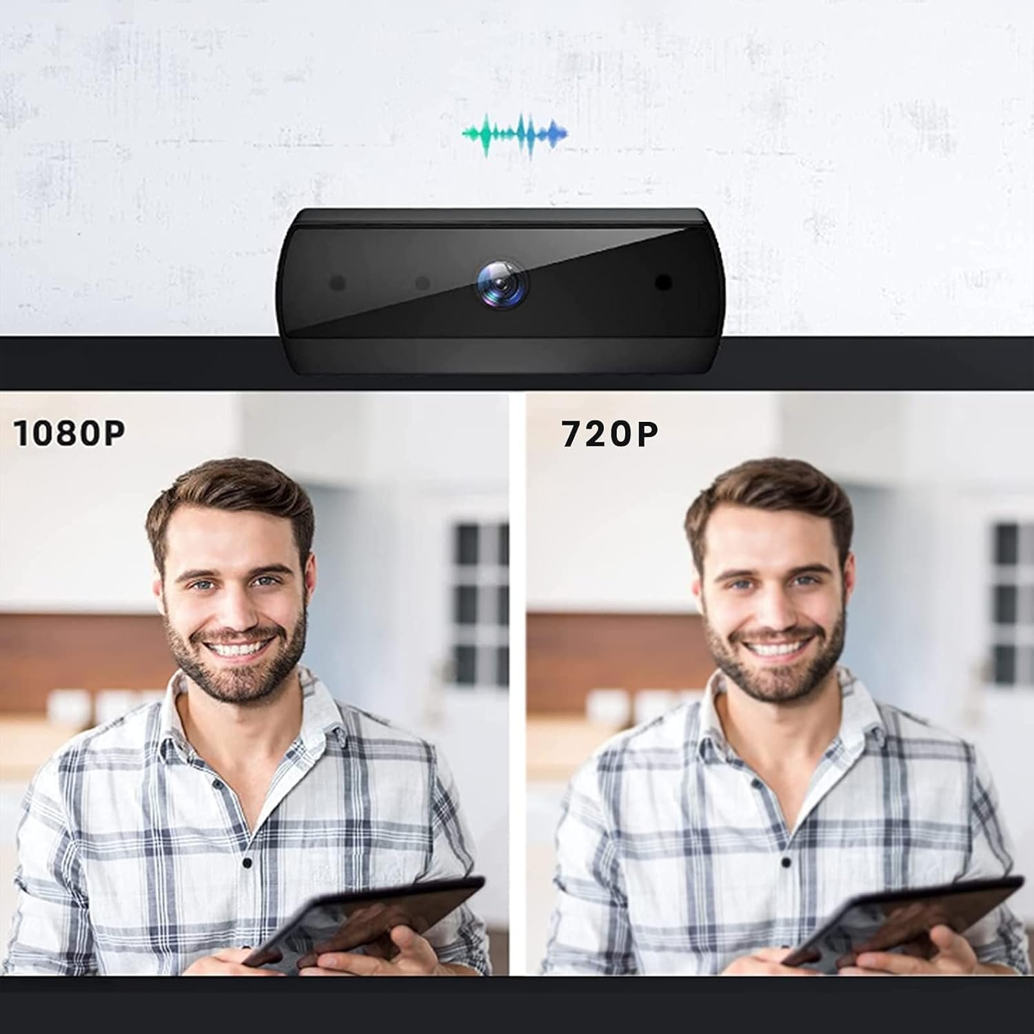 Lipzie Full HD 1080p USB Webcam with Built-in Microphone, Plug & Play Camera for Video Calls, Online Classes, Meetings & Streaming Use - Image 6