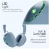 ZEBRONICS Duke (2026 Upgrade) Wireless Headphone, BT v5.3, Upto 60 hrs Playback, 40mm Drivers, Deep Bass, ENC, Gaming Mode, Dual Pairing, LED Lights, Media/Volume Control, Call Function (Blue)