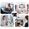 Techking 15 Years Warranty 1080p Streaming Webcam | Full HD Web Camera with Auto Light Compensation, Clear Mic, Privacy Shutter | for Meetings, Office, Online Teaching
