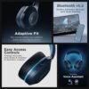 Boat Rockerz 425, ENx Tech, ASAP Charge, 25H Battery, Dual Pair, Stream Ad Free Music via App Support, Bluetooth Headphones, Wireless Over Ear Headphone with Mic (Oceana Blue)