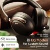GOBOULT Soniq Over Ear Bluetooth Headphones with 70H Playtime, 40mm Bass Drivers, Zen™ ENC Mic, Type-C Fast Charging, Dual Pairing, AUX, Wireless Headphones (Black)