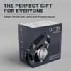 ARTIX CL750 Wired On Ear Headphones for Kids & Adults | Foldable Noise Isolation Headphones with Mic for Calls, Music & Office Use (Black, 3.5mm Jack)