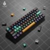 Archer Tech Lab Wired Mechanical Gaming Keyboard| 60% Compact, 63 Keys+ 26 Anti-Ghosting, Blue Switches Tactile Feedback, 17 RGB Effects, 50 Million Clicks for Laptop Mac PS4 PS5 Xbox (Astra M400)