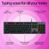 HP GK400F Mechanical Gaming Keyboard,dust & Spill Resistant,RGB Backlit Keys,Metal Panel,Full-Sized Keyboard Design