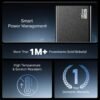 Boat Energyshroom PB435 20000 mAh 35W Super Fast Charging Power Bank, Smart 12 Layer Protection (4X Output Ports, Supports Android, iPhone, Tablets, Earbuds, etc.) (Onyx Black)
